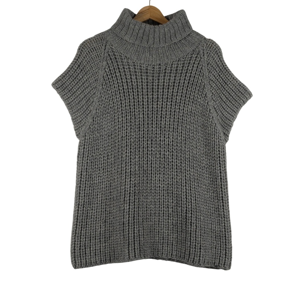 Smythe x Augden Alpaca Knit‎ Wool Turtleneck Sweater Vest Medium